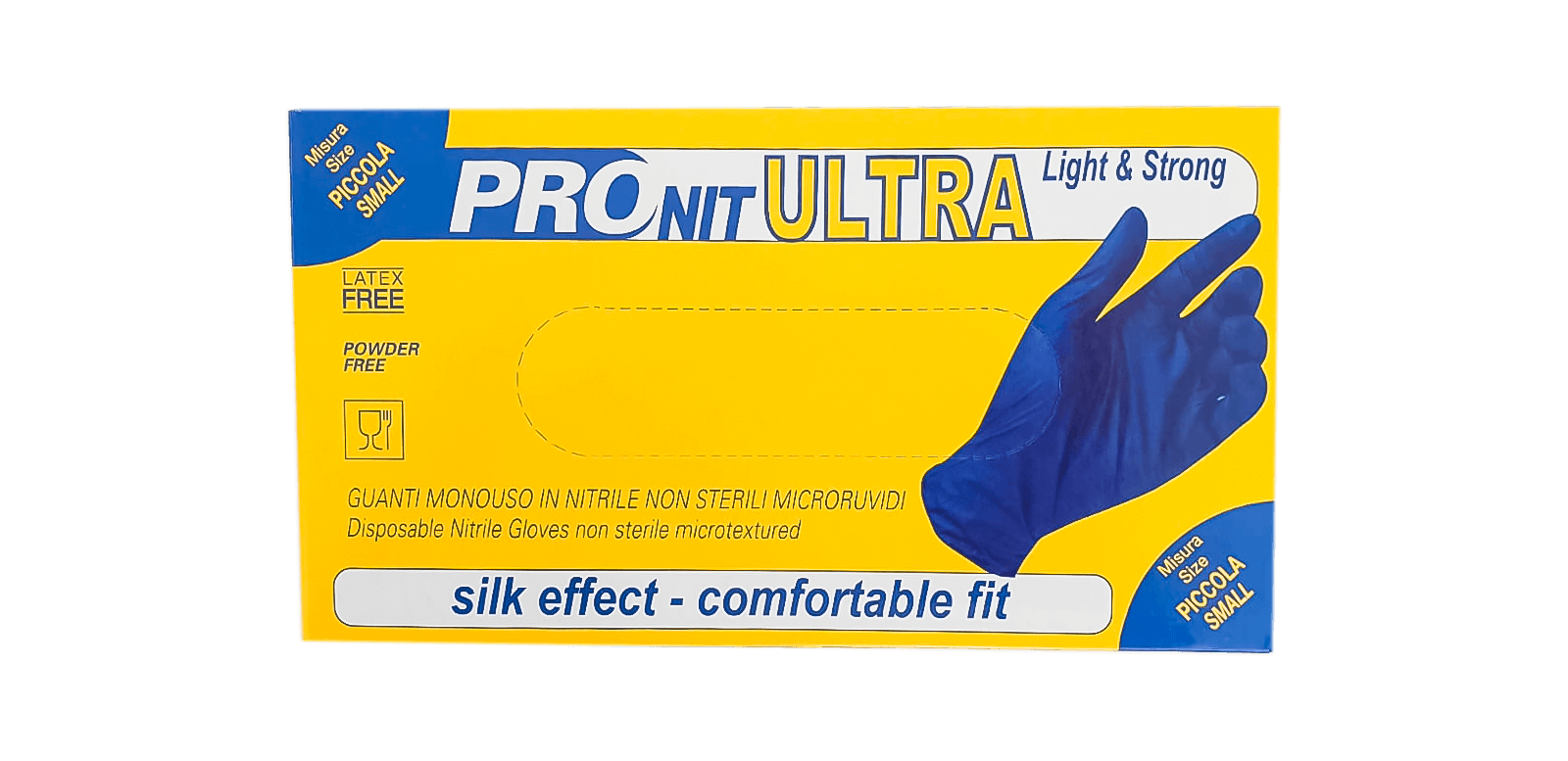 Manusi nitril de protectie nepudrate 100buc/cutie albastre marime m